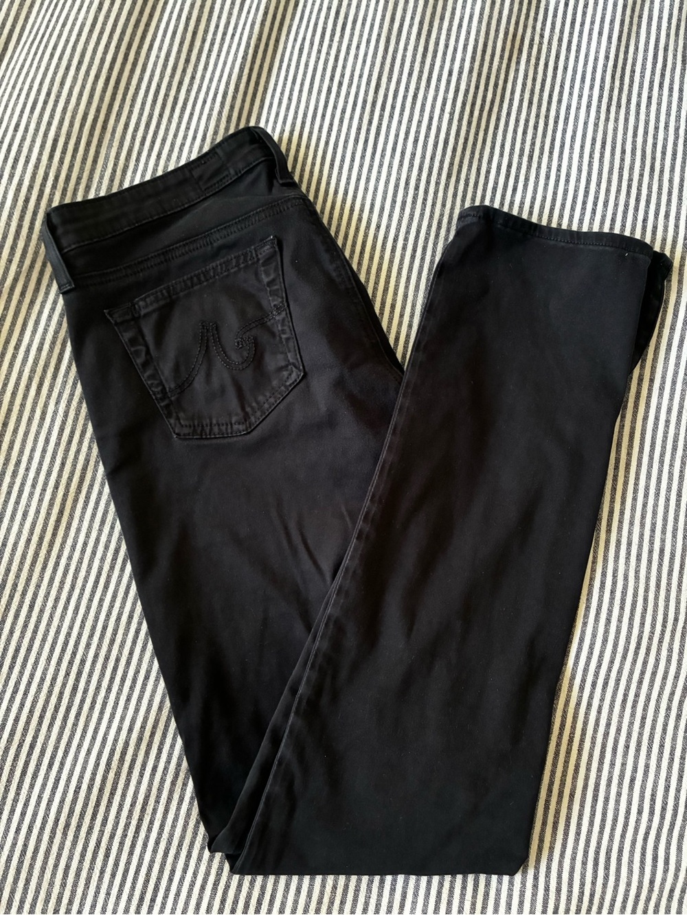 Ag Adriano Goldschmied Black Skinny Jeans
